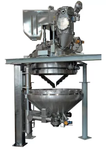 cylindro conical dryer open for pharma