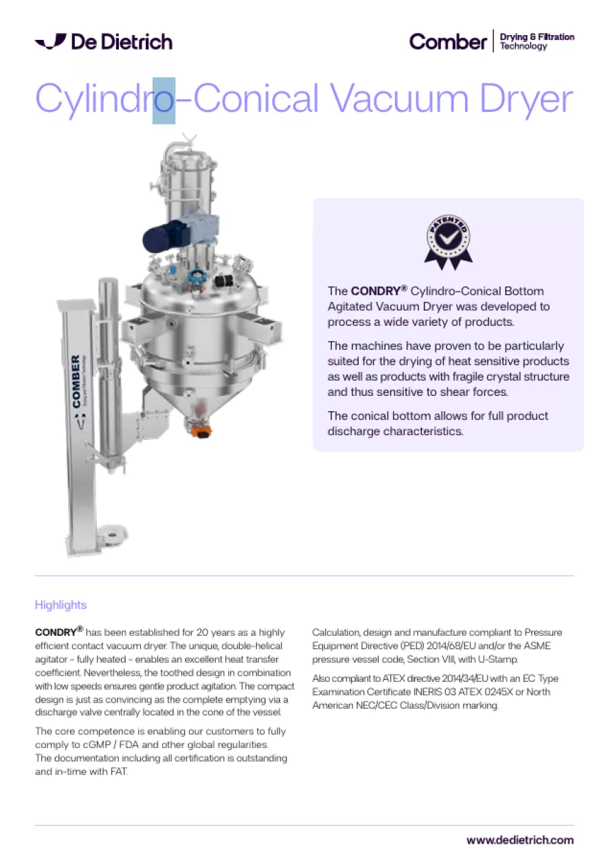Screenshot Flyer-Cylindro-Conical-Dryer-Condry-Pharma-EN