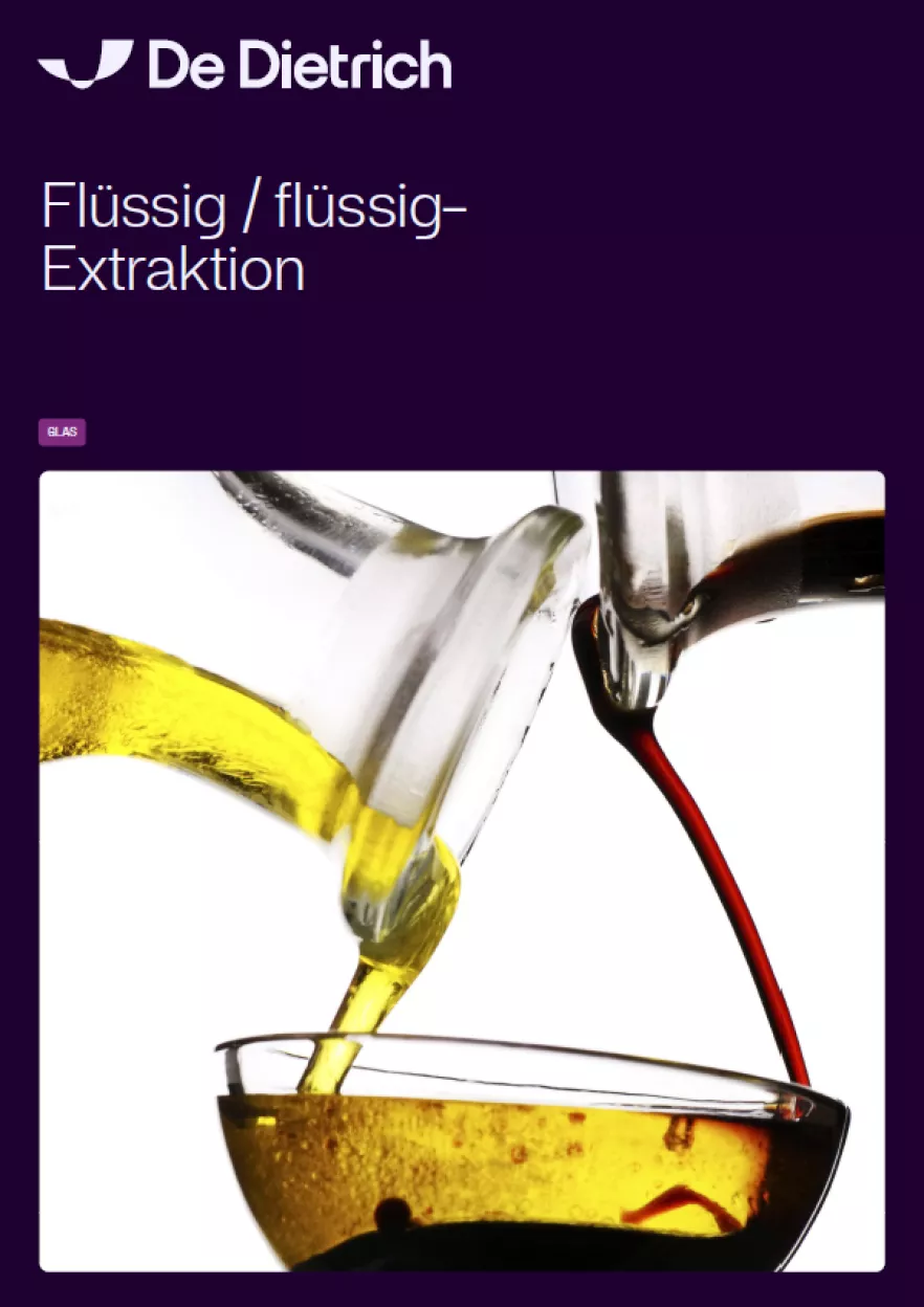 Screenshot Liquid liquid extraction DE