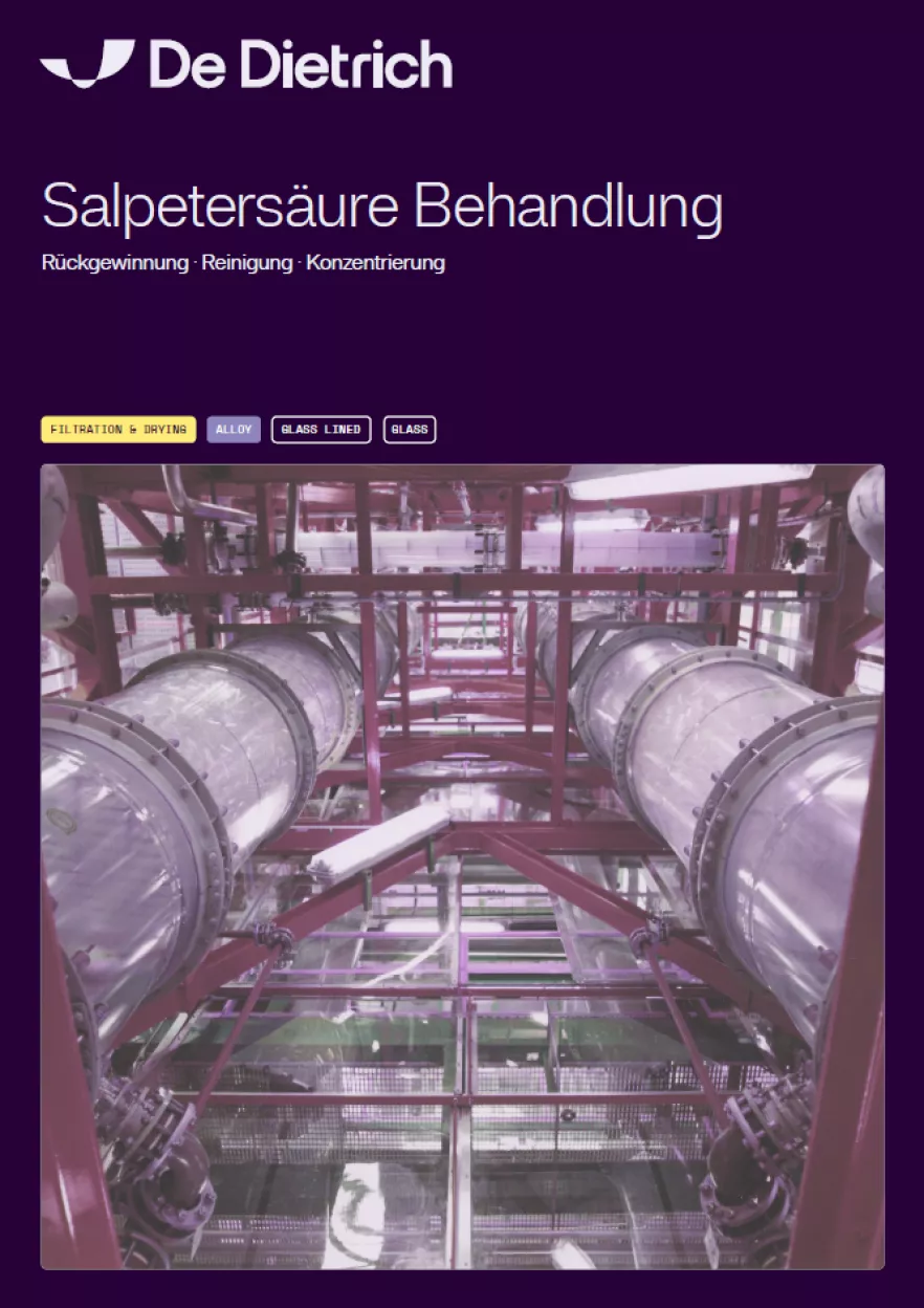 Screenshot Nitric acid treatment DE