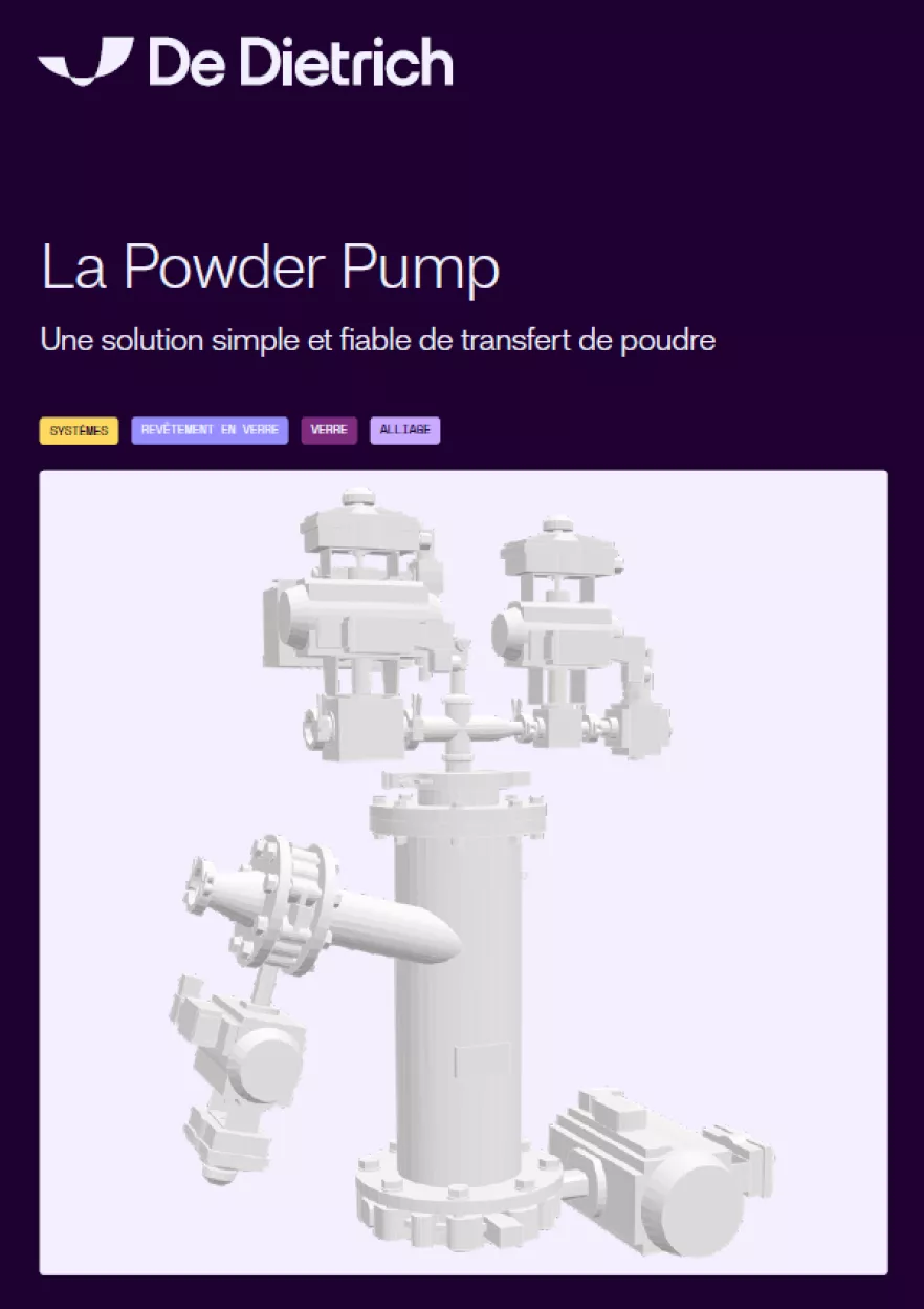 Screenshot Powder Pump Brochure FR