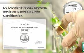 De Dietrich Process Systems in Mainz Achieves Ecovadis Silver Certification