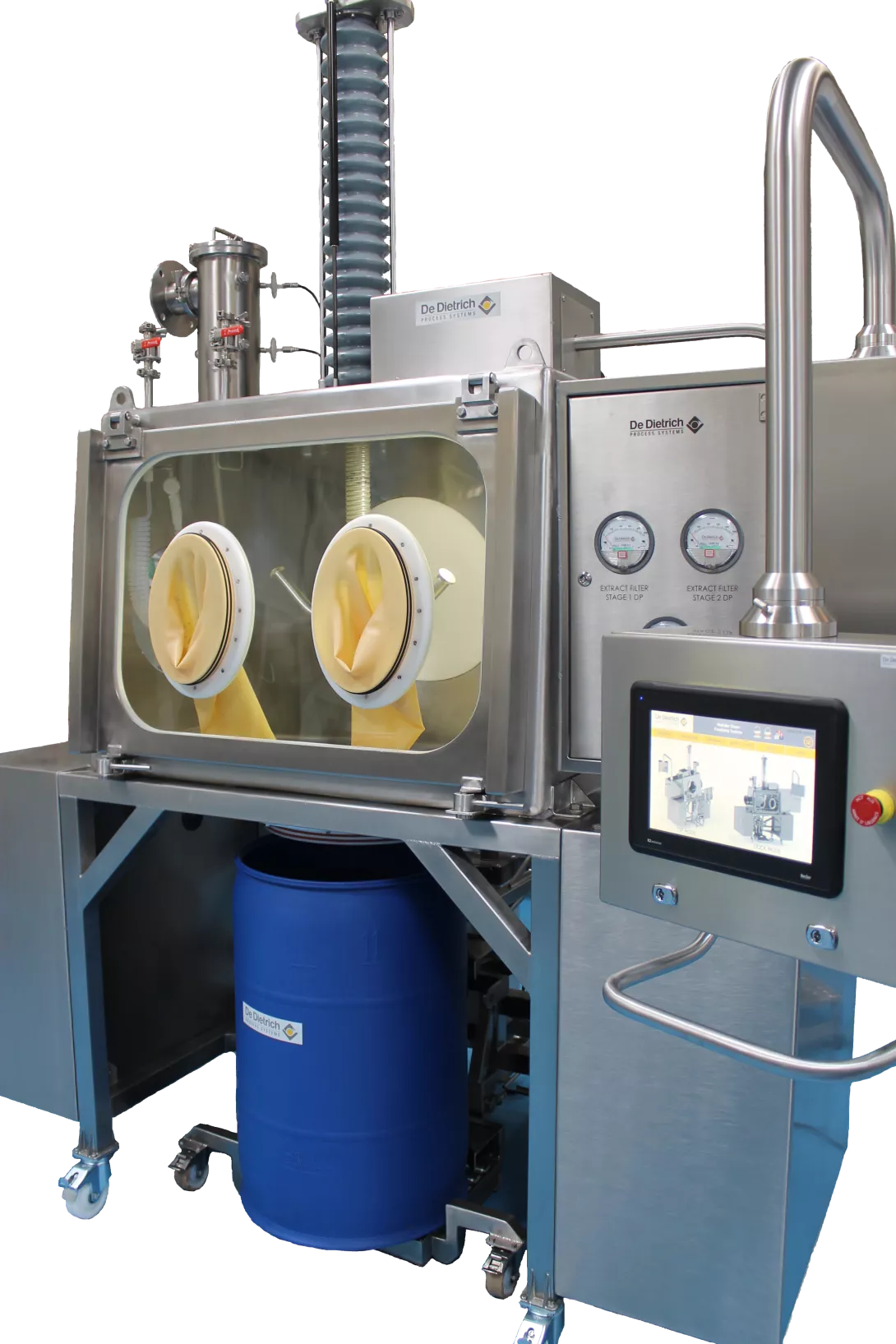 drum dock station containment