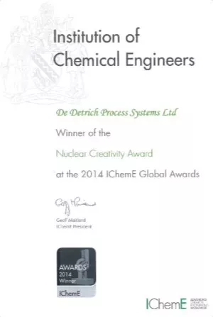 IChemE 2014 award