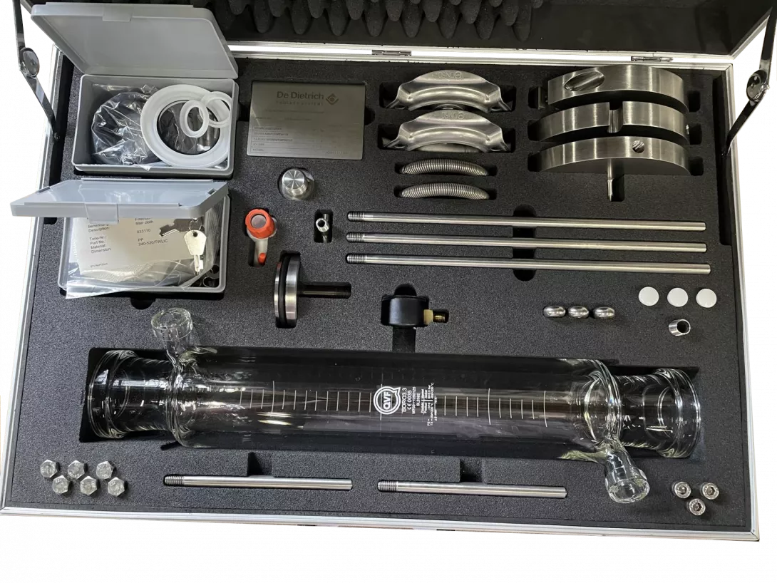 Pocket filter renting, ready to use, in valise